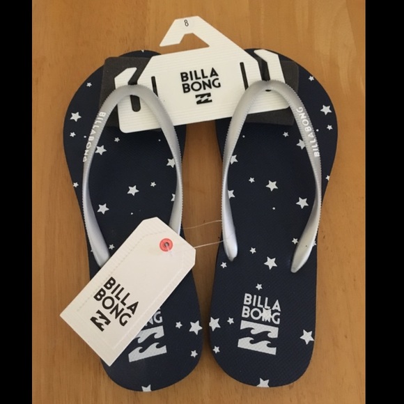 Billabong Shoes - Billabong NWT Blue Star Women’s Flip-flops Shoes